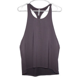Women's Fabletics Purple Athletic Sleeveless Racerback Tank Top Shirt Size Small
